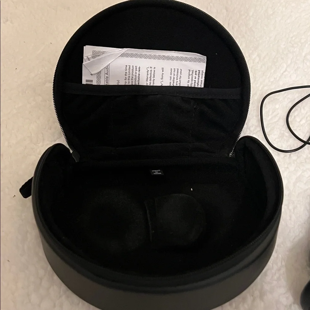 Sony Black Wired Headphones
